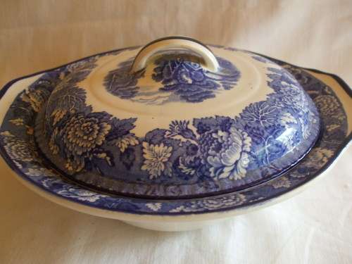Vintage Enoch Woods 'English Scenery' Vegetable Serving Dish with Lid