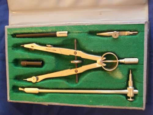 Vintage Compass Drawing Tools Set - Faber Castell