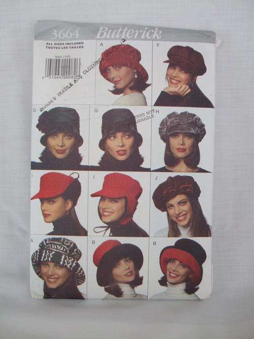 Butterick Hat Patterns (unused)
