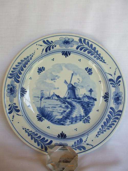 Delft Wall Plate - Hand Painted