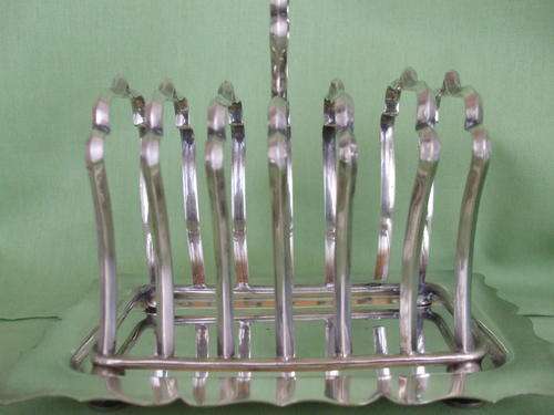 Vintage Silverplated Toast Rack - J Collyer & Co, England