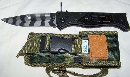 BLACK AK47 BAYONET WITH POUCH