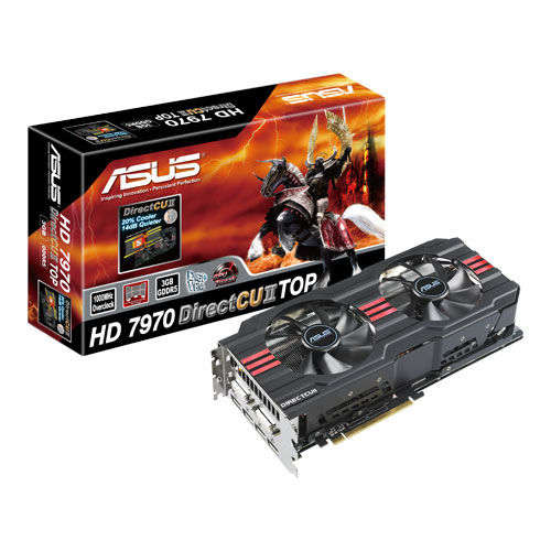 ASUS HD 7970 DirectCU II | GDDR5 3GB 384-bit 5600MHz | BEAST!