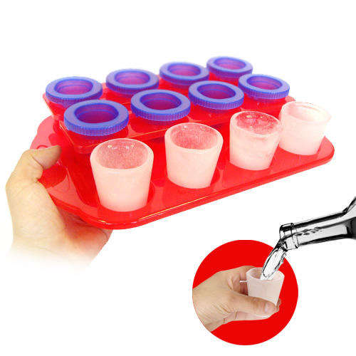 Ice Shot Glass Maker - Freeze 12 x Ice shots for your parties