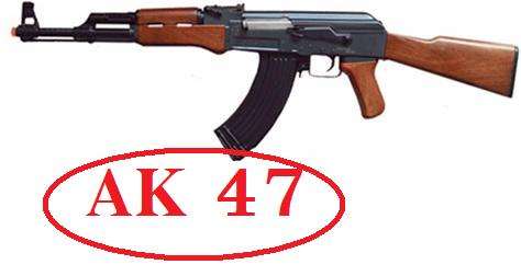 AK-47 BB Gun with laser sight, life size Plastic air rifle - Great for kidz and target practise