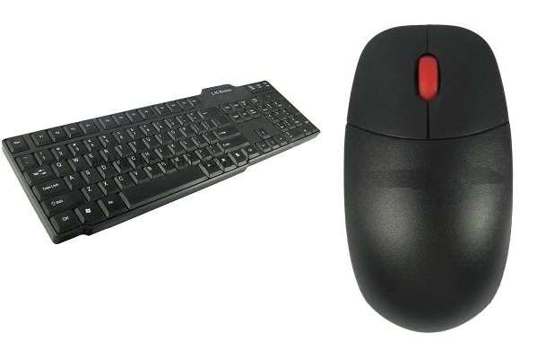 2.4 GHZ Wireless mouse and Keyboard - USB Plug and play