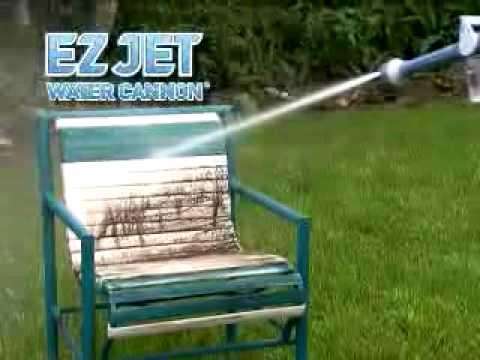 EZ Jet Water Cannon - 8 Built-in nozzle settings - Car wash to Watering
