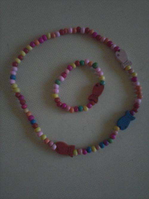 Pretty Little Girls Necklace & Braclet Set