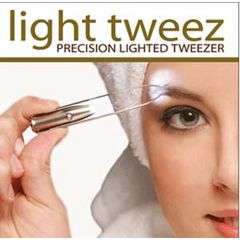 PRECISION LIGHTED TWEEZER... A MUST HAVE FOR ALL LADIES...AND GET A STEEL NAIL FILE FREE!