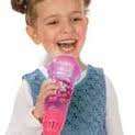 LIGHT UP FLASHING MICRO PHONE & FREE PRINCESS WAND!