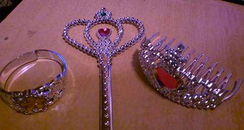 PRINCESS TIARA, BRACELET & WAND!!!