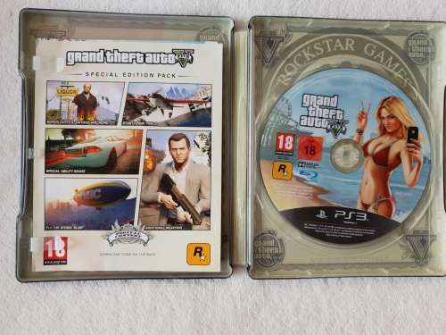 Grand Theft Auto V / GTA V Steelbook PS3