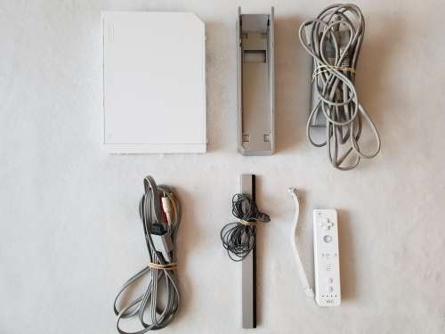 Nintendo Wii console + All cables + Controller