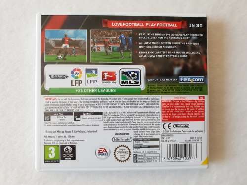 Fifa 12 Nintendo 3DS Game (EUR)