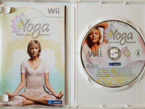 Nintendo Wii Balance Board + 2 Fitness Games(Wii Fit & Yoga)