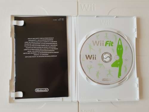 Nintendo Wii Balance Board + 2 Fitness Games(Wii Fit & Yoga)