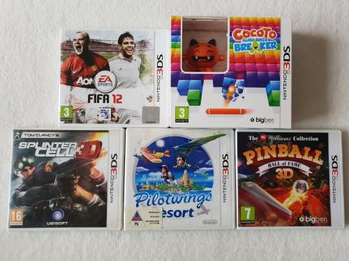Nintendo 3DS Xl + 5 Games