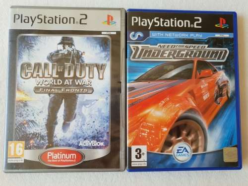Playstation 2 console + 2 Games