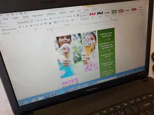 Compaq CQ58 Laptop (2GB RAM, 500GB Storage, 2013 Word and Excel)