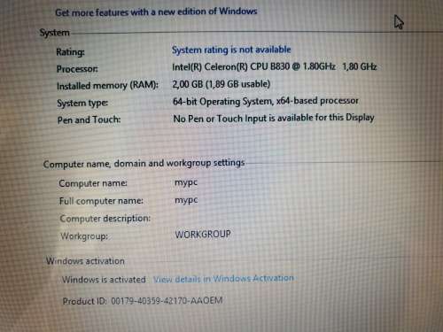 Compaq CQ58 Laptop (2GB RAM, 500GB Storage, 2013 Word and Excel)