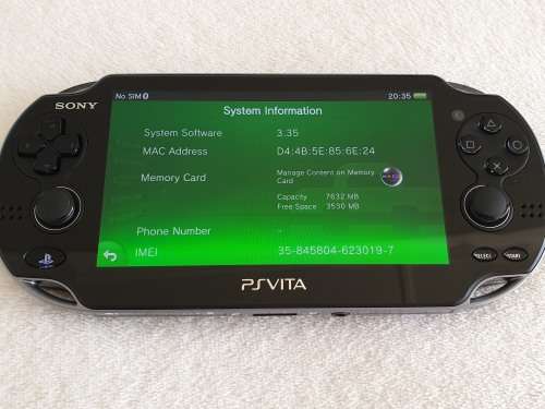 PS / Playstation Vita Console + 3 Games (Wifi/3G)