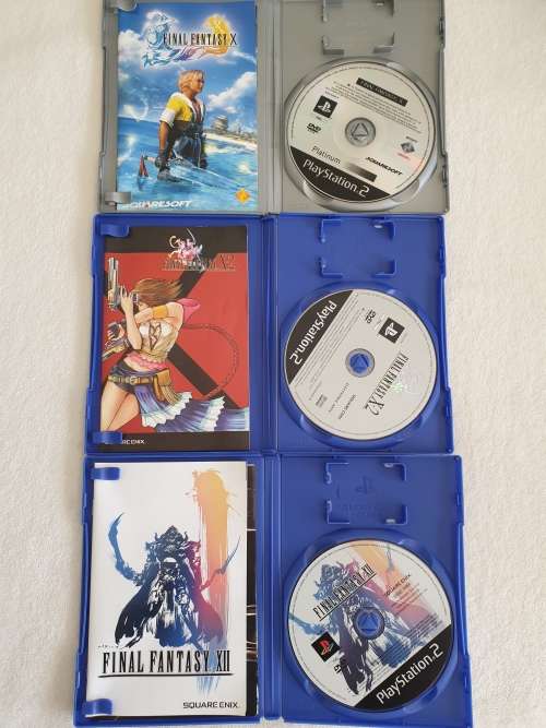 Final Fantasy Game Bundle (X,X-2,XII) - PS2/Playstation 2 Game (PAL)