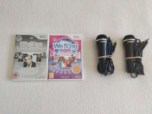 We Sing Games + Microphones - Nintendo Wii Game (PAL)