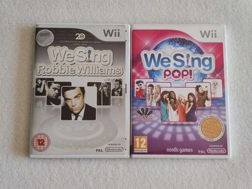 We Sing Games + Microphones - Nintendo Wii Game (PAL)