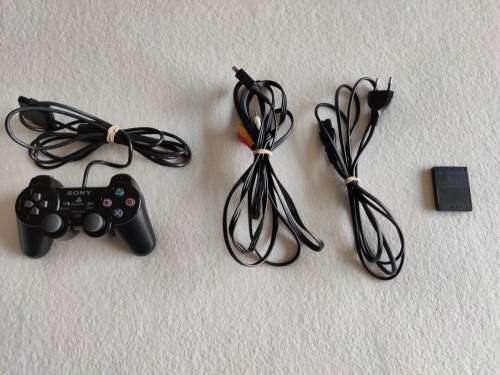 PS2 / Playstation 2 Slim Console + 7 Games + Controller + Memory Card