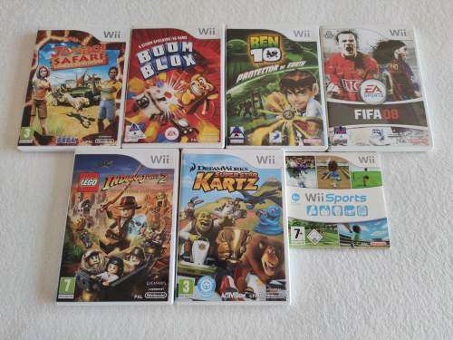 Nintendo Wii Console + 7 Games
