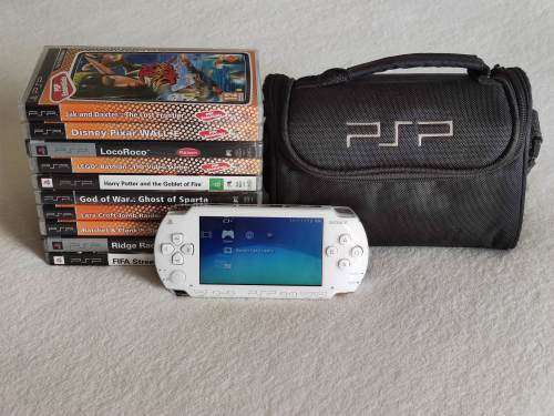 Playstation Portable Console + 10 Games - (Model 1004 PSP)