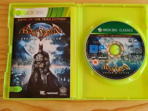 Batman: Arkham Asylum - Game Of The Year Edition  - Xbox 360 Game (PAL)