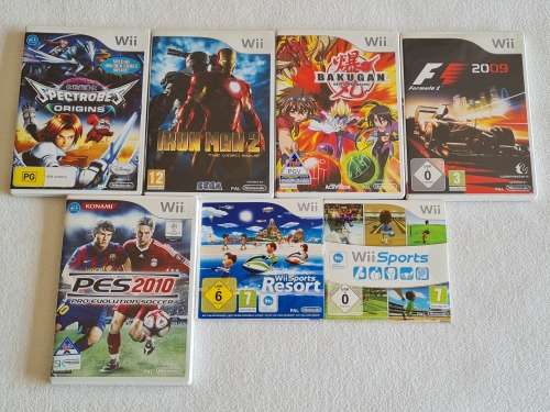 Nintendo Wii Console + 7 Games