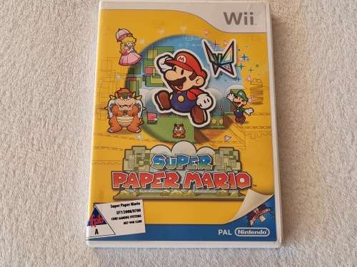 Super Paper Mario - Nintendo Wii Game (PAL)