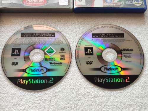 Playstation 2 Console + 10 Games (PS2 Slim)