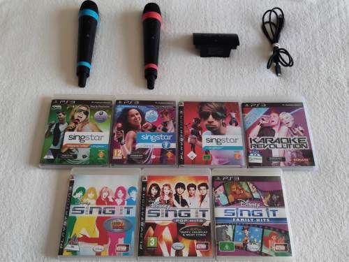 SingStar Playstation 3 Bundle - 7 Games + 2 Microphones