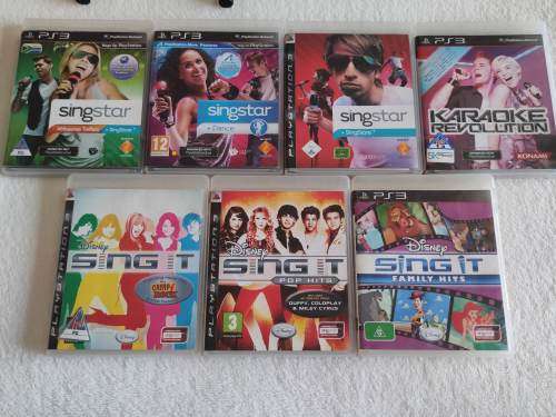 SingStar Playstation 3 Bundle - 7 Games + 2 Microphones