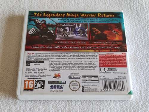 Shinobi - Nintendo 3DS Game (EUR)