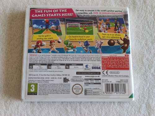 Mario And Sonic At The London 2012 Olympic Games - Nintendo 3DS Game (EUR)