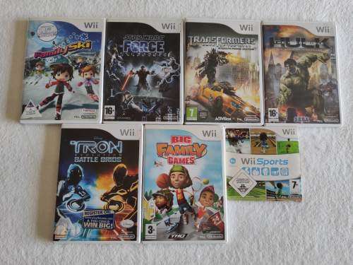Nintendo Wii Console + 7 Games