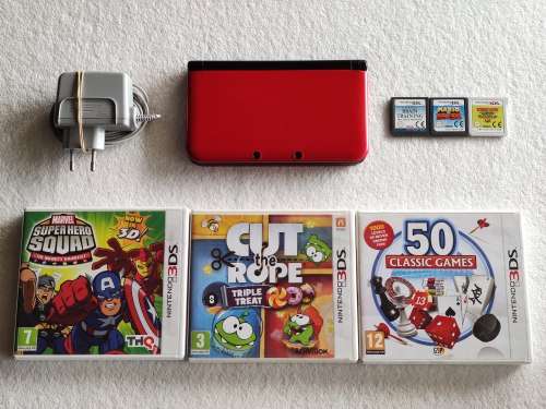 Nintendo 3DS Xl Console + Games
