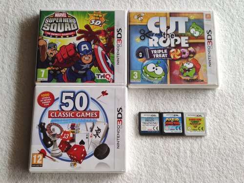 Nintendo 3DS Xl Console + Games