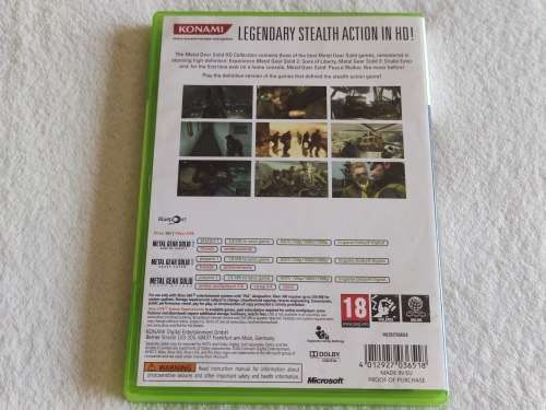 Metal Gear Solid HD Collection (Disc 1 Only) - Xbox 360 Game (PAL)