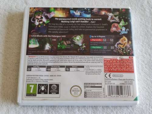 Luigis Mansion 2 - Nintendo 3DS Game (EUR)