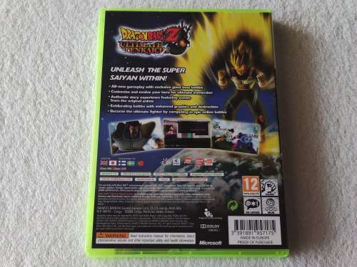 Dragon Ball Z Ultimate Tenkaichi - Xbox 360 Game (PAL)