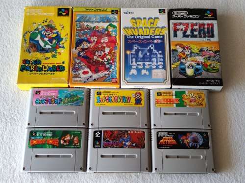 Nintendo Super Famicom Console + 10 Games