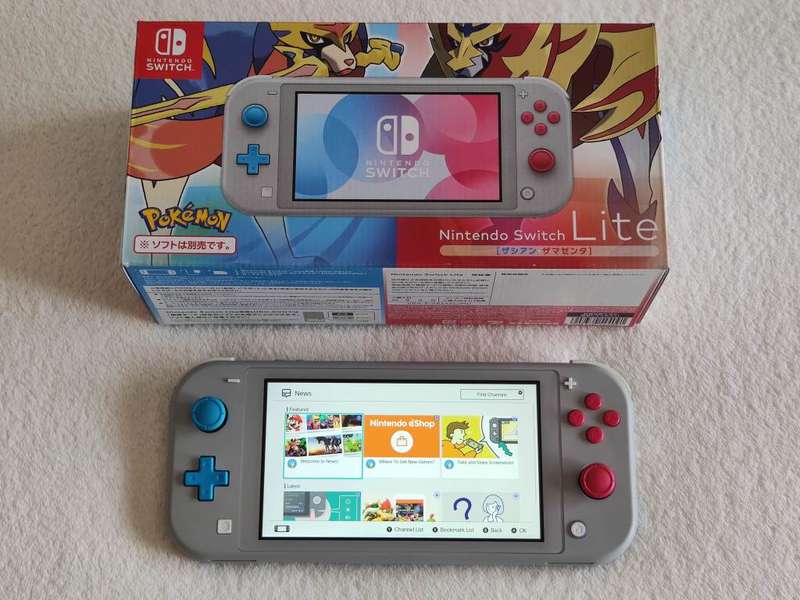 Nintendo Switch Lite Console - Zacian & Zamazenta Limited Edition