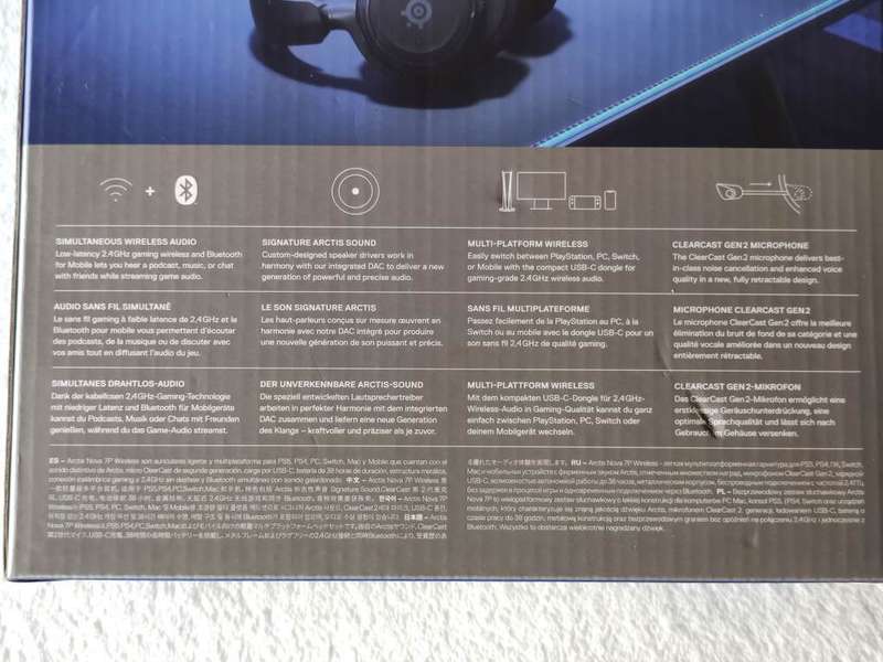 Steelseries Arctis Nova 7P - Wireless Gaming Headset (PS5/PS4)