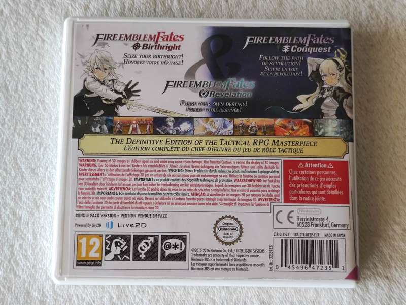 Fire Emblem Fates Limited Edition - Nintendo 3DS Game (EUR)
