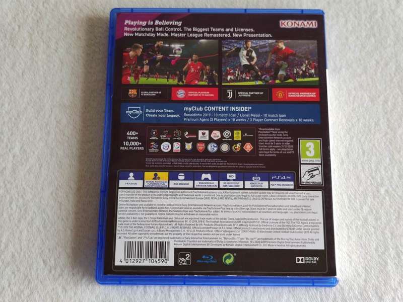 EFootball PES2020 - PS4/Playstation 4 Game